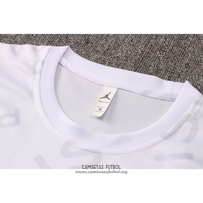 Chandal del Paris Saint-Germain Jordan Manga Corta 2021/2022 Blanco